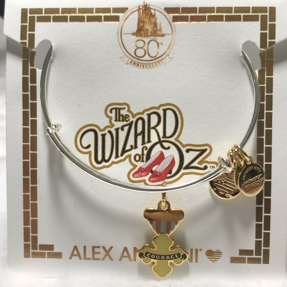 NWT ALEX & ANI wizard of Oz courage lion bangle - Picture 1 of 3